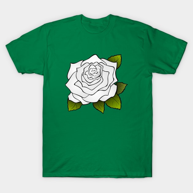 Rose Design t-shirts T-Shirt by Therain3401